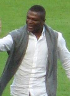 Marcel Desailly — he beat Milan in the Munich final with Marseille in May 1993, and by November he was rossonero, Capello's new engine in front of the defence (photographed in 2007).