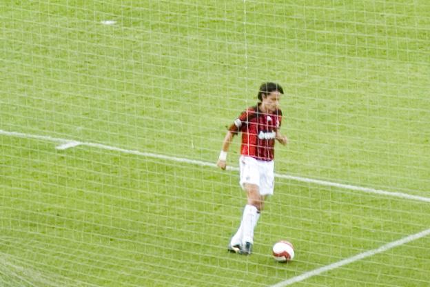 Filippo Inzaghi in the autumn of 2007. Both Milan goals in the Athens final came from his boot — the deflected free-kick on the stroke of half-time and the breakaway on 82 minutes.