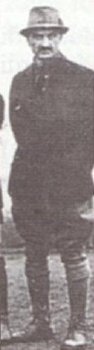 Guido Moda, Milan defender and champion of 1906 and 1907, photographed in the first decade of the twentieth century; in 1911, as his playing days closed, he helped found the Italian Referees' Association.