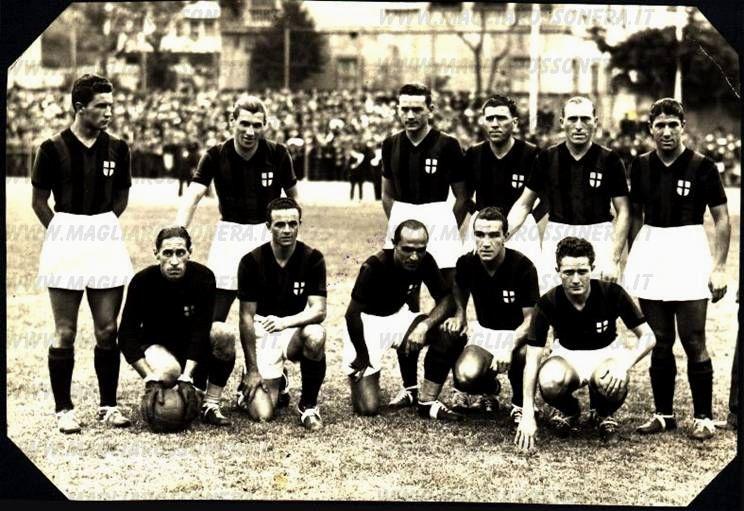 Associazione Calcio Milano, 1939-40 — Giuseppe Antonini and the squad that finished third in Serie A as war spread across Europe, powered by Aldo Boffi's 24 goals and his second capocannoniere crown.